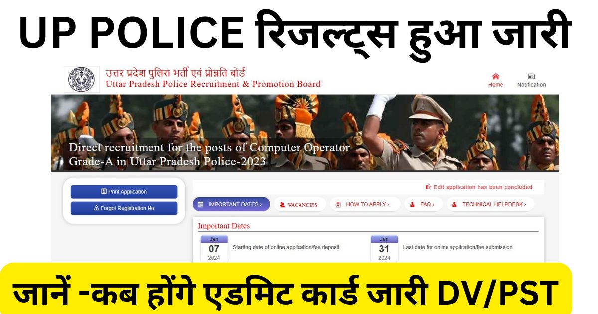 UP Police RESULTS 2024