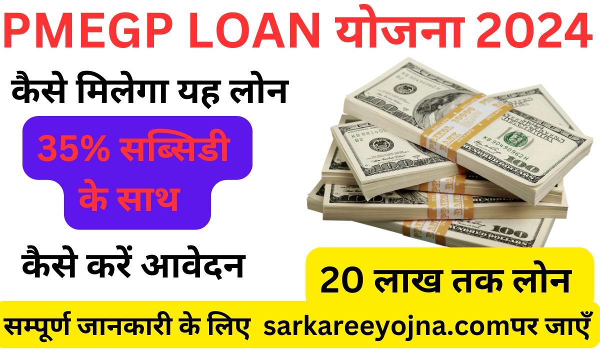 PMEGP Loan Yojana 2024 व्यवसाय चालू करने लिए लिए पाए 10लाख से 20लाख तक लोन सब्सिडी के साथ